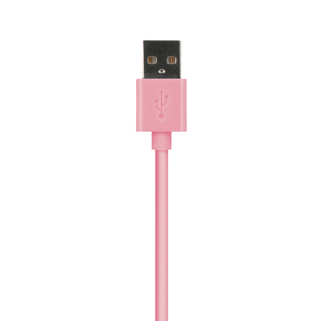 AT&T PVC Charge and Sync Lightning Cable, 10 Feet (Pink) PVLC10-PNK